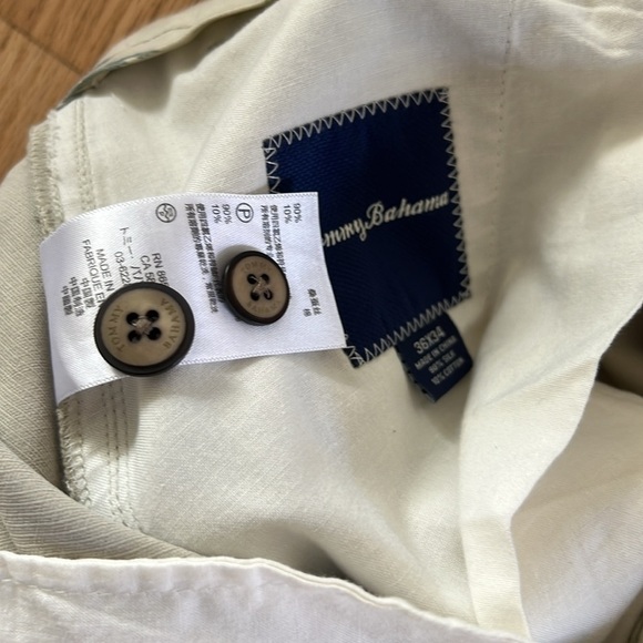 Tommy Bahama Men’s Silk Blend Khaki Pants Size 36 x 34 - Picture 8 of 10